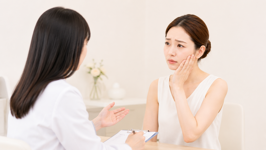 ボトックスで仕上がりに違和感があった場合の対処法